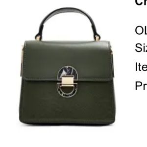 Topshop Mini Celia Faux Leather Crossbody Bag